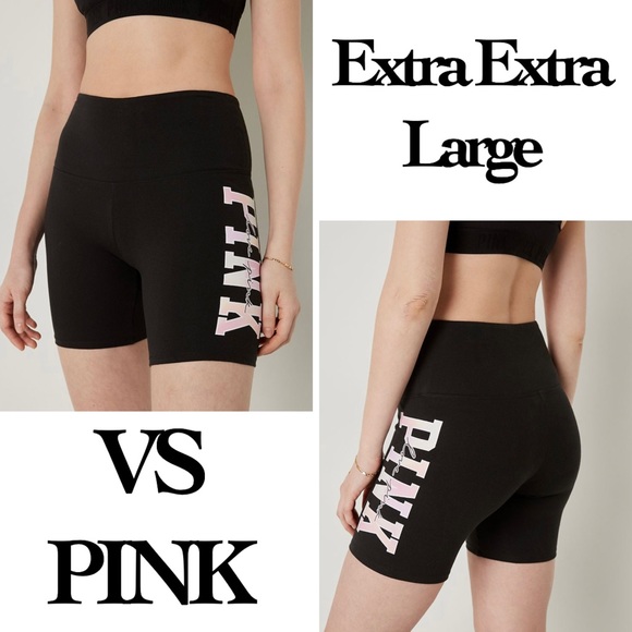 PINK Victoria's Secret Pants - Victoria's Secret PINK 6” Cotton High Waist Biker Shorts, Extra Extra Large
